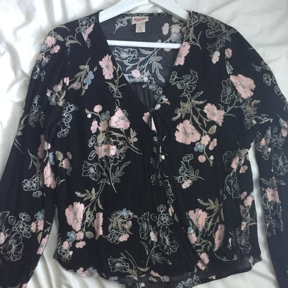 Wrap blouse